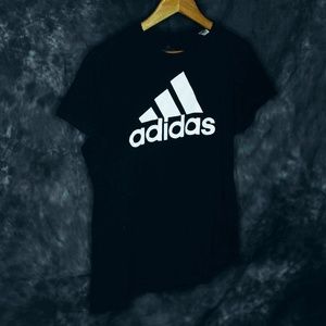 Large Adidas Logo Shirt Black